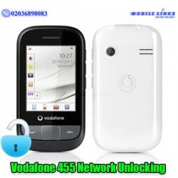 Vodafone 455 Network Unlocking 